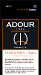 Mobile Screenshot of adour.fr