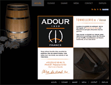 Tablet Screenshot of adour.fr